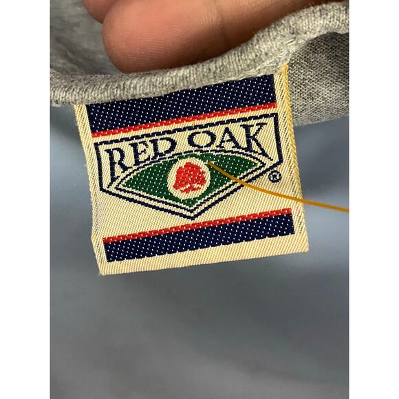 VINTAGE Auburn Tigers Tank Top Mens Large Red Oak Football 90s USA 21.5x28.5 - Picture 5 of 8